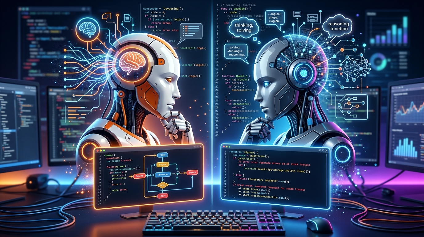 Gemma4 vs Qwen3.6：コードデバッグにおける「思考機能」の差を検証した結果