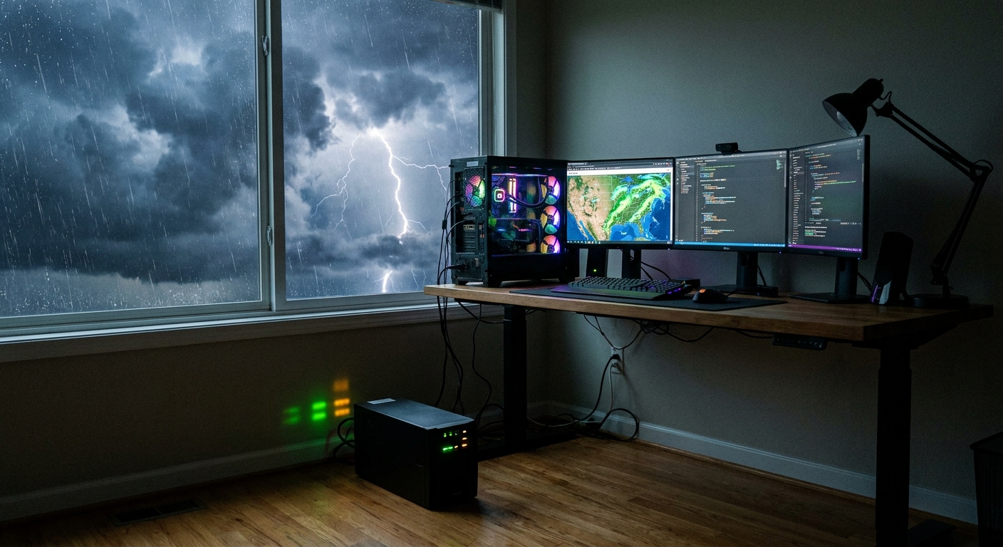 突然の雷雨からPCとデータを守る！UPS導入ガイド【サーバー編】 - image 1