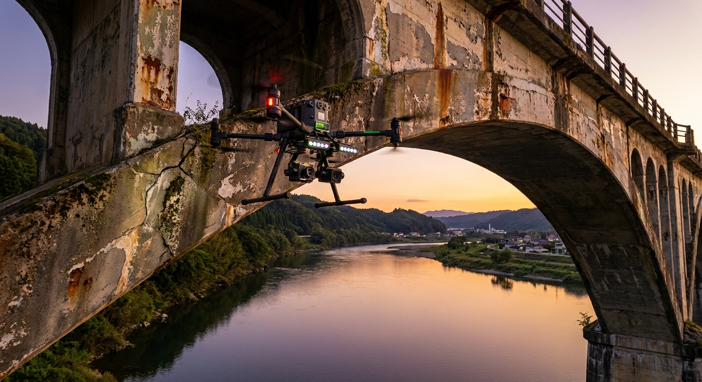 道路陥没は防げるか？ドローンとAIが挑むインフラ点検の最前線 - image 1